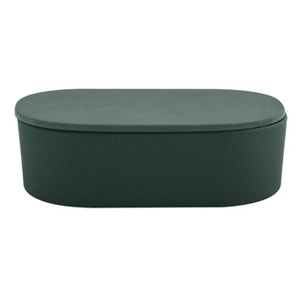 Spirella organizér na kosmetiku TAKEO, tmavě zelený, bambusová vlákna