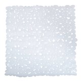 MSV protiskluzová podložka do sprchy GALETS, bílá, PVC, 53 x 53 cm