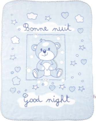 BABYMATEX Deka Shell modrá 80x100 cm