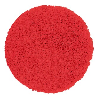 Spirella kulatá koupelnová předložka HIGHLAND, červená, mikrovlákno, průměr 60 cm