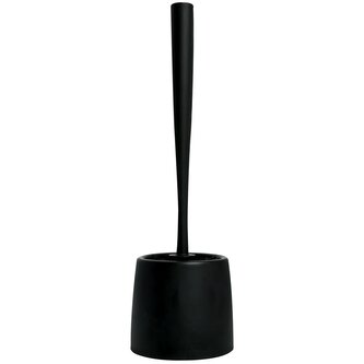 Spirella WC štětka RICKY, s plastovou nádobou, černá
