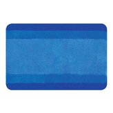 Spirella koupelnová předložka BALANCE, modrá, polyester, protiskluzová, 55 x 65 cm