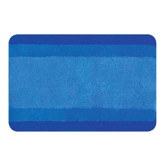 Spirella koupelnová předložka BALANCE, modrá, polyester, protiskluzová, 55 x 65 cm