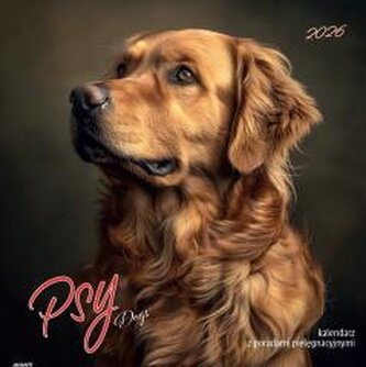 Kalendarz 2026 ścienny albumowy 30x30cm Psy