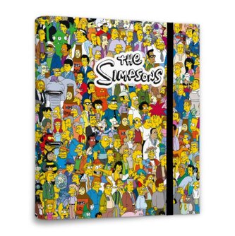 Kroužkový pořadač se spojovací svorkou The Simpsons: Postavy (28 x 32 x 7 cm)