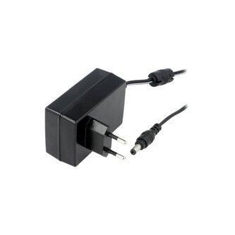 Spínaný síťový napájecí adaptér 25W, 15V/1,66A DC, souosý konektor 5,5/2,1mm, vnitřní plus, stabilizovaný
