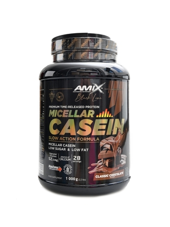 Amix - Black line Micellar casein 1000 g - classic chocolate