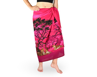Sarong - Pareo REN, savana, růžová