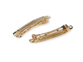 Francouzská spona 8x69 mm polotovar - 10 ks - zlatá