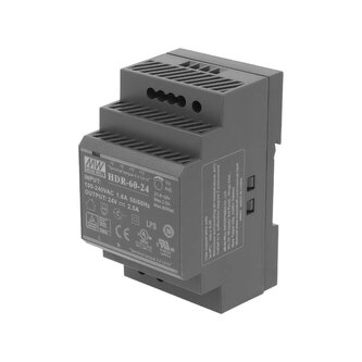 Spínaný zdroj na DIN lištu 60W, 24V/2,5A DC