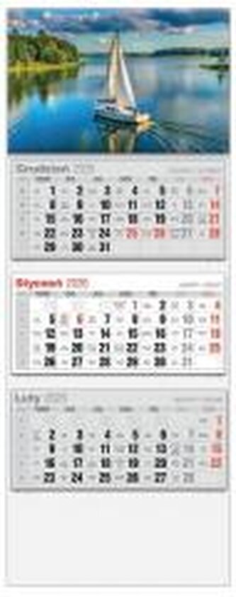 Kalendarz 2026 trójdzielny Lux MIX