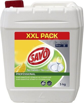 SAVO Prostředek na nádobí Professional Lemon - 5 kg