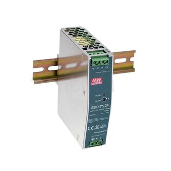 Spínaný zdroj na DIN lištu 76,8W, 24V/3,2A DC