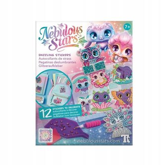 Kreatywne naklejki do ozdabiania z kryształkami 7+, Nebulous Stars