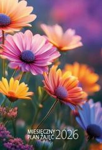 Kalendarz 2026 Miesięczny plan zajęć A4 MIX
