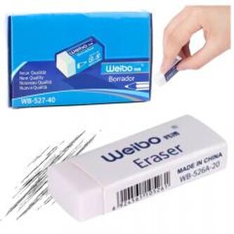 Gumka do mazania biała 3,5cm (40szt)