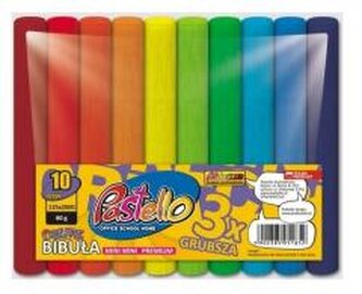 Bibuła mini mini premium 12x200cm 10 kolorów