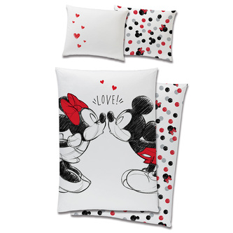 Dětské povlečení Minnie a Mickey Mouse Love
