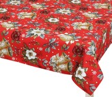 Ubrus VÁNOCE - Červená,Šedá,Zelená - 100x100 cm