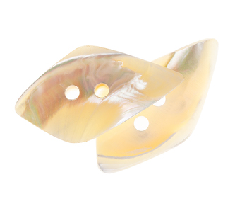 Knoflík - sada 2 ks - Perleťová - 50x28 mm