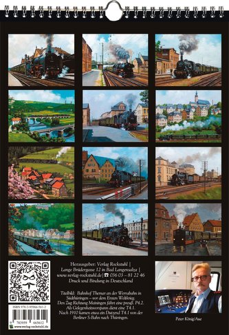 EISENBAHN KALENDER 2022: Peter König Eisenbahnbilder Deutschland
