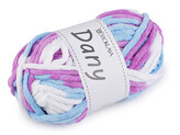 Pletací žinylková příze Dany 100 g - 1 ks - 2 fialová sv. modrá světlá