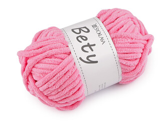 Pletací žinylková příze Bety 100 g - 1 ks - 5 růžová