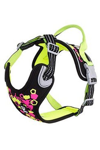 Postroj Hurtta Weekend Warr.Neon II lékořicový 55-70