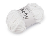 Pletací žinylková příze Bety 100 g - 1 ks - 1 bílá