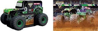 EUROGRAPHICS Puzzle v plechové krabičce Monster Jam Grave Dgger 550 dílků EUROGRAPHICS Puzzle v plechové krabičce Monster Jam Grave Dgger 550 dílků
