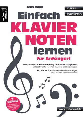 Einfach Klaviernoten lernen für Anfänger!
