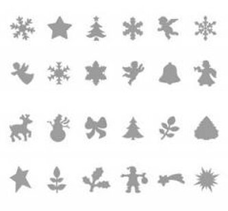 Dziurkacz ozdobny 1,6cm świąteczny Display (24szt) Dziurkacz ozdobny 1,6cm świąteczny Display (24szt)