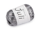Pletací příze Juli metalická 100 g - 1 ks - 2 stříbrná tmavá