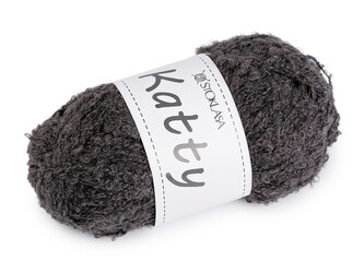 Pletací příze nopková Katty 100 g - 1 ks - 10 šedá ocelová