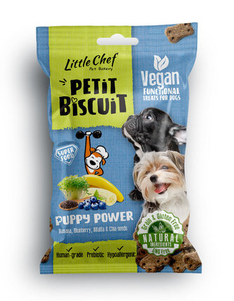 Little Chef Pettit Biscuit Grain Free – Puppy Power 100 g