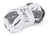 Pletací žinylková příze Dany 100 g - 1 ks - 4 šedá