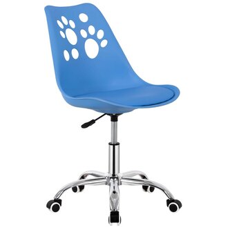 Dětská židle k psacímu stolu SPRINGOS PAWS HF0039 modrá Dětská židle k psacímu stolu SPRINGOS PAWS HF0039 modrá