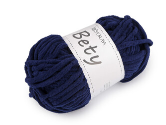 Pletací žinylková příze Bety 100 g - 1 ks - 6 modrá tmavá