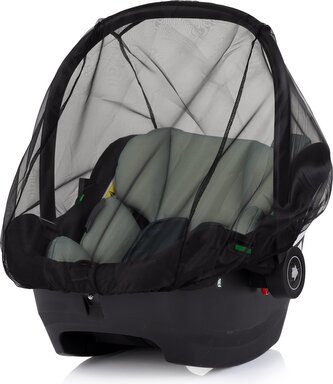 CHIPOLINO Univerzální moskytiéra na autosedačku Black