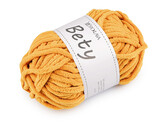 Pletací žinylková příze Bety 100 g - 1 ks - 4 hořčicová