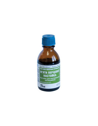 Máta peprná tinktura 25ml 10/2027 TML E017