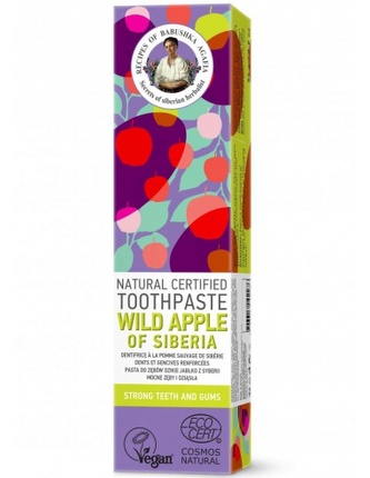 RECEPTY AGÁTHY: Přírodní certifikovaná zubní pasta „Divoké sibiřské jablko“ 85g TML K2389
