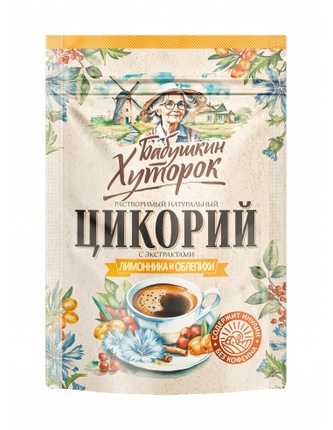 BABIČČINA FARMA: Rozpustná cikorka KLANOPRAŠKA+RAKYTNÍK 100g TML D233
