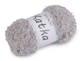 Příze pletací kudrnatá Katka 100 g - 1 ks - 6 šedá světlá