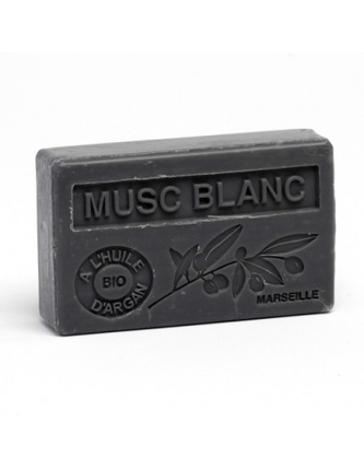 Mýdlo s bio arganovým olejem - Musc blanc (Bílé pižmo) 100g TML F243