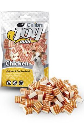 Calibra Joy Dog Mini Chicken & Cod Sandwich 70g - expirace do 9.10.2025 Calibra Joy Dog Mini Chicken & Cod Sandwich 70g - expirace do 9.10.2025