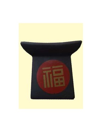 Aromalampa "Pagoda černá s hieroglyfy a červenou mísou" TML R073