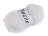 Příze pletací kudrnatá Katka 100 g - 1 ks - 1 bílá