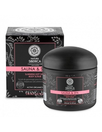 N.S. SAUNA a SPA Horký tělový solný peeling 370ml NATURA SIBERICA K607