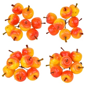 Jablíčka přízdoby 8 ks, set 4 ks